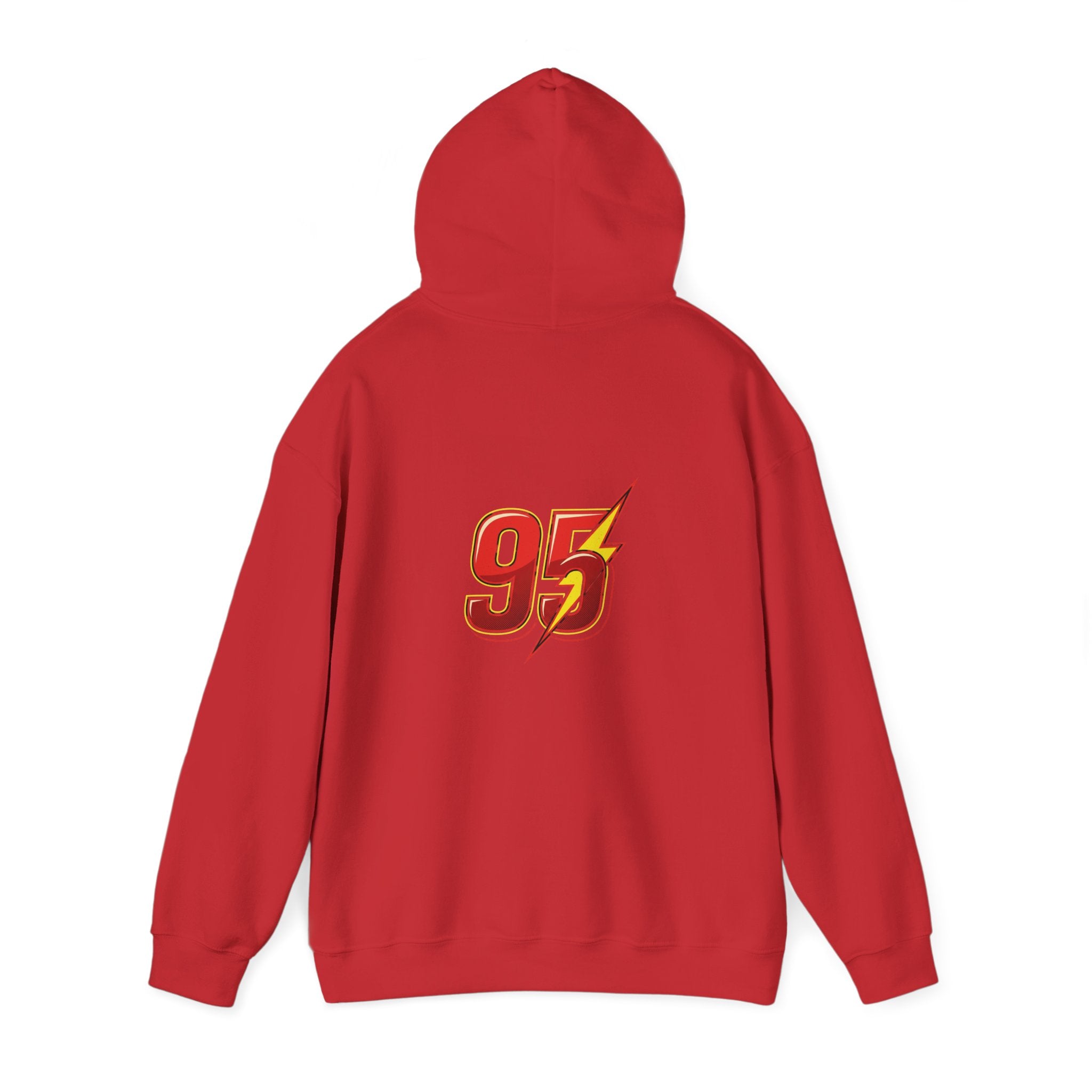 Ka-Chow Lightning 95 Hoodie — Retro Racing Crewneck