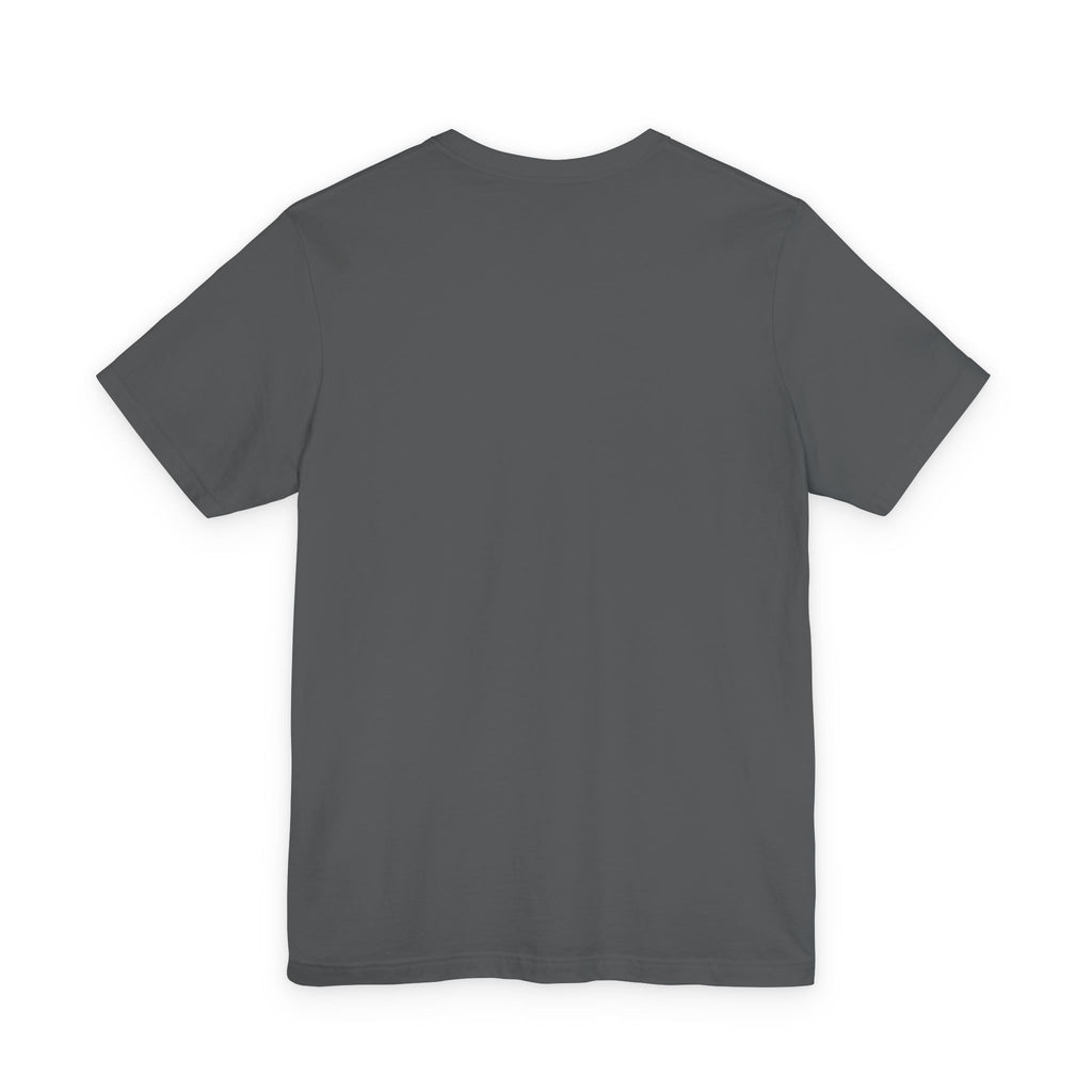 Minimalist Moon & Laurel Chest Tee — Celestial Botanical Graphic Shirt