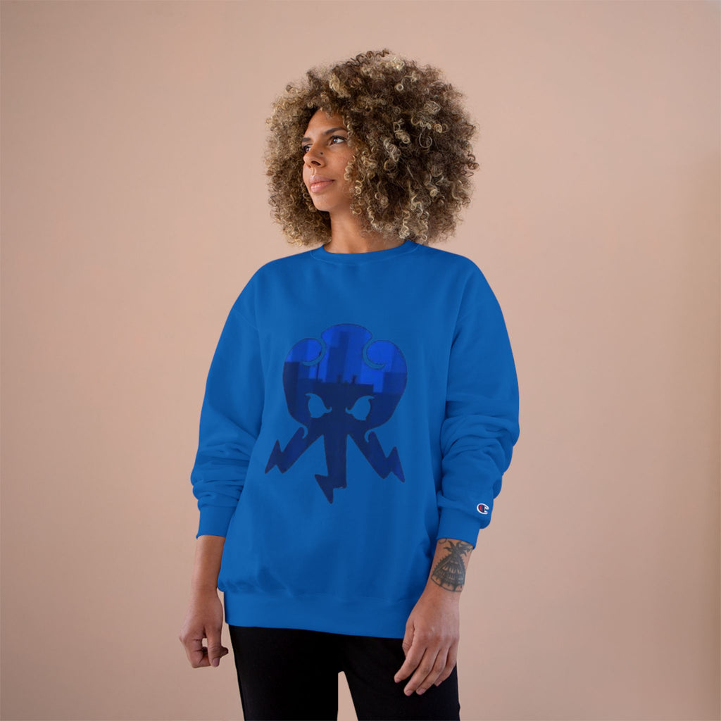 Champion Sweatshirt — 'Iron Sharpens Iron / Brother' Graphic Crewneck