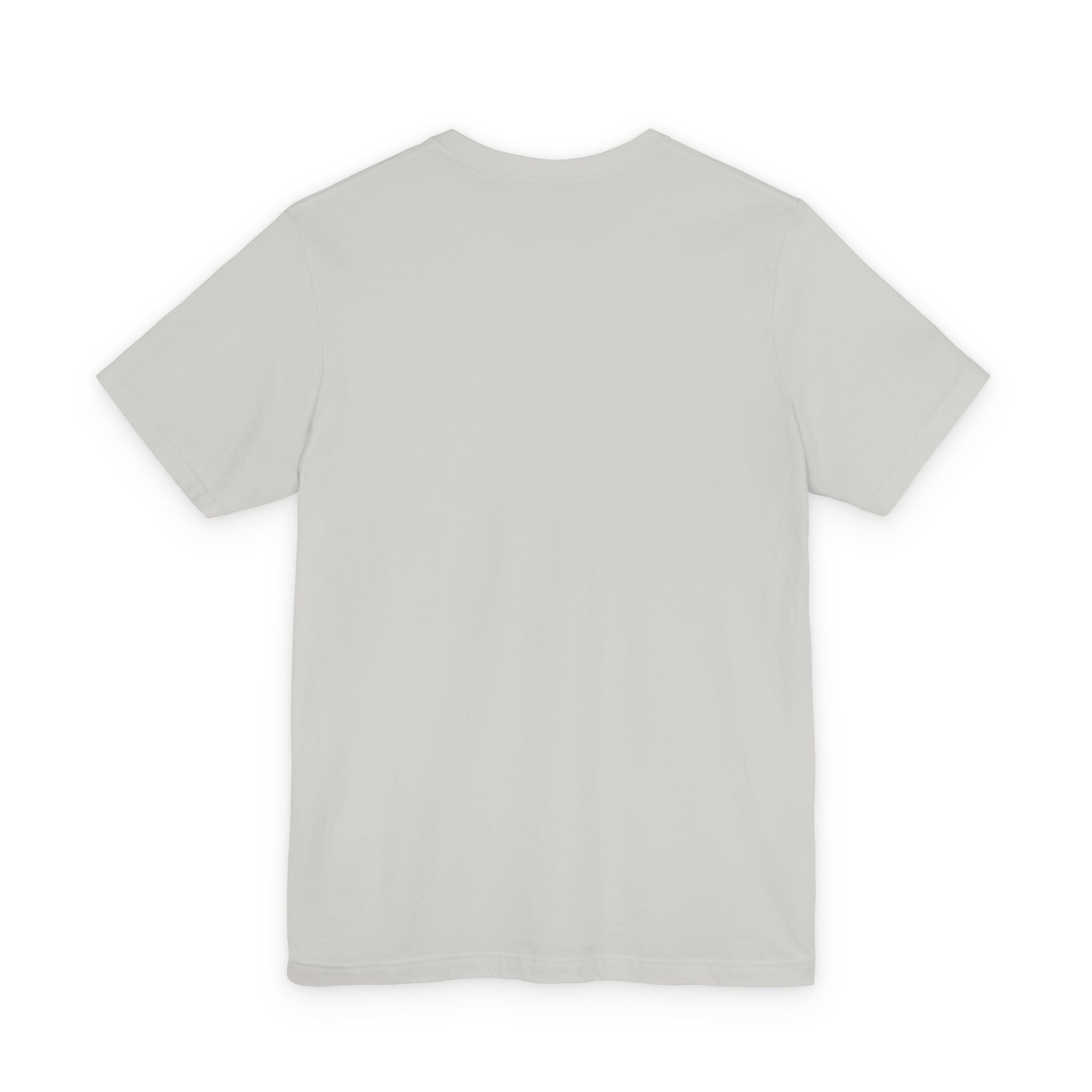 Minimalist Moon & Laurel Chest Tee — Celestial Botanical Graphic Shirt