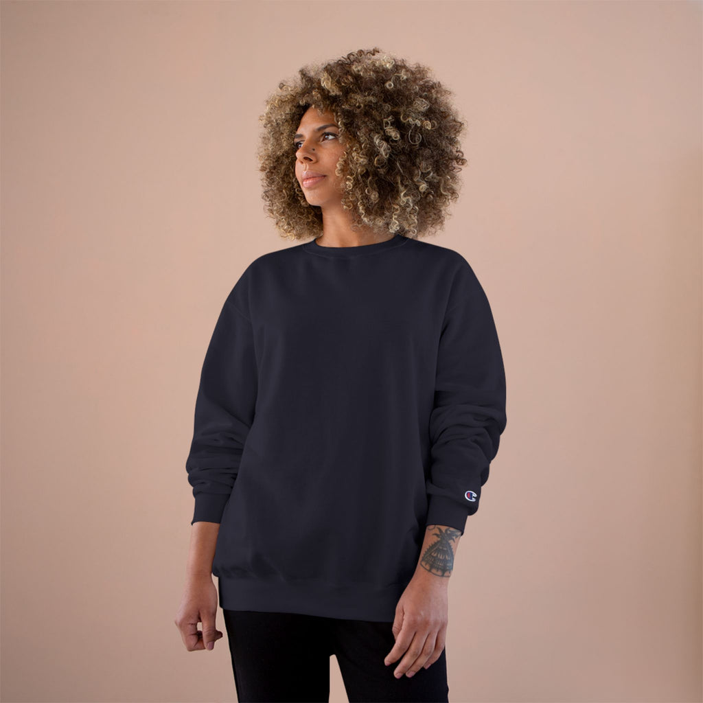Champion Sweatshirt — 'Iron Sharpens Iron / Brother' Graphic Crewneck