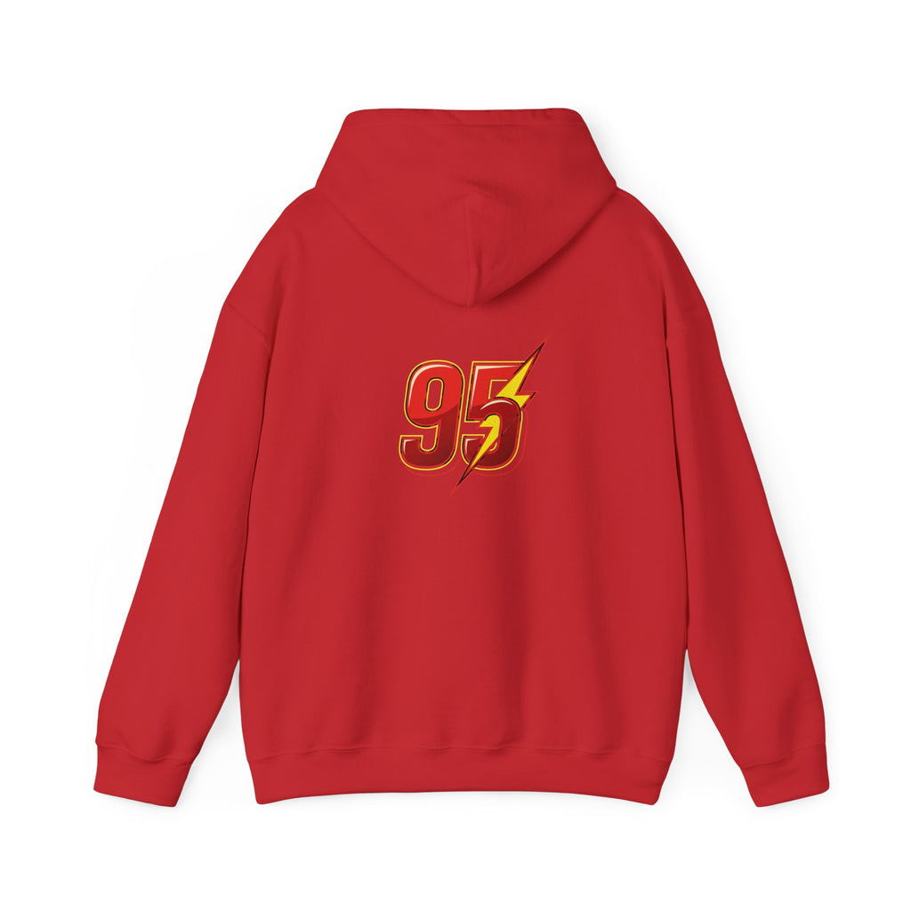 Ka-Chow Lightning 95 Hoodie — Retro Racing Crewneck