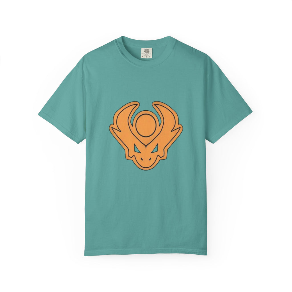 Graphic T-Shirt — Orange Emblem Front & “Fear Isn't a Word From Where I Come From” Back