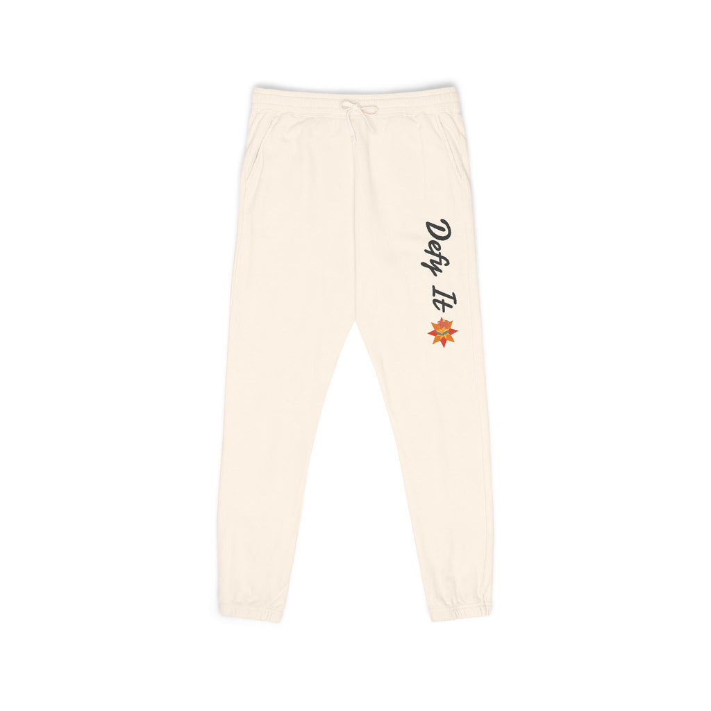Charcoal 'Defy It' Fleece Sweatpants
