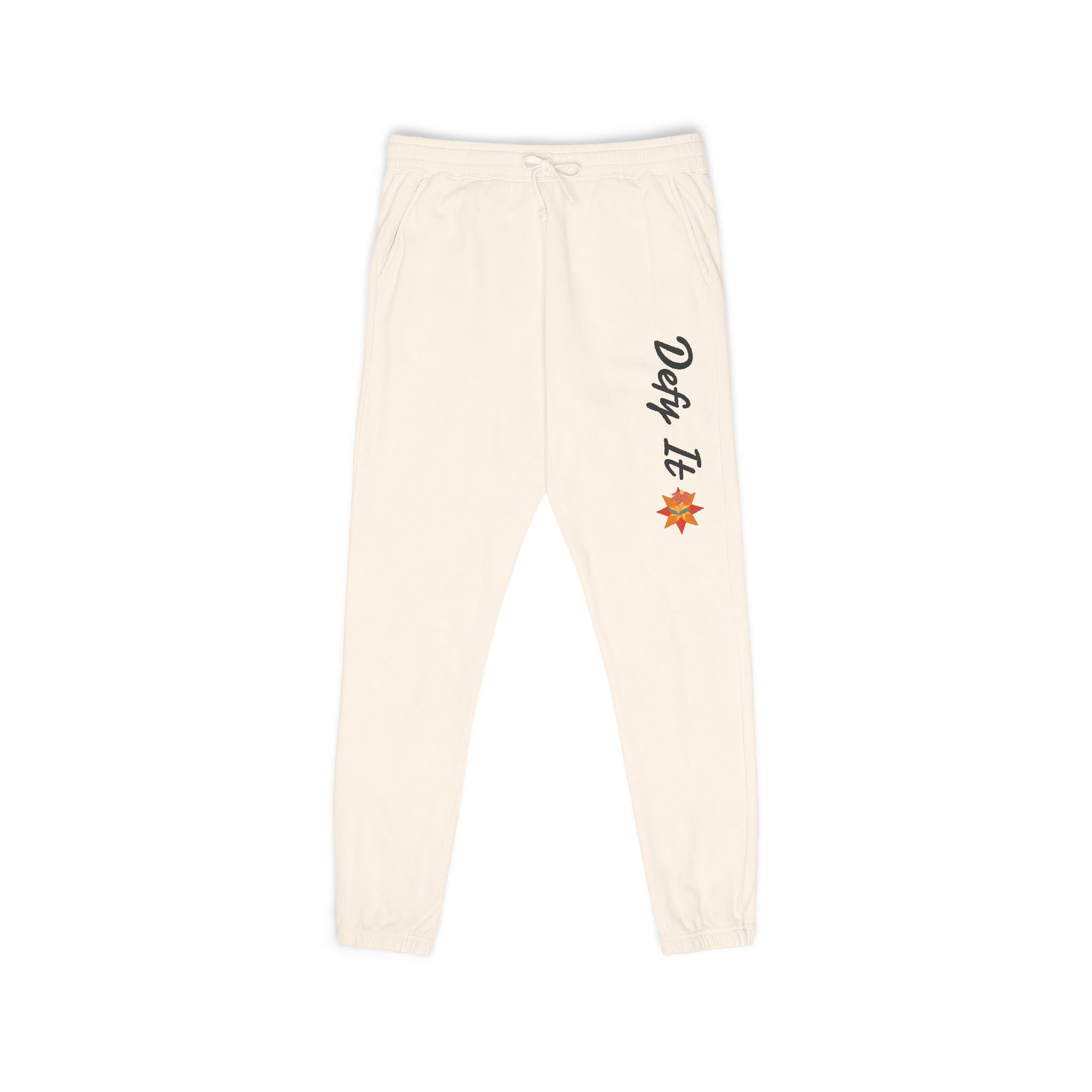 Charcoal 'Defy It' Fleece Sweatpants