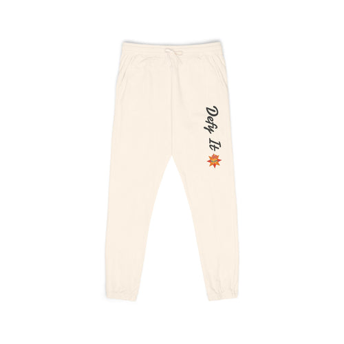 Charcoal 'Defy It' Fleece Sweatpants