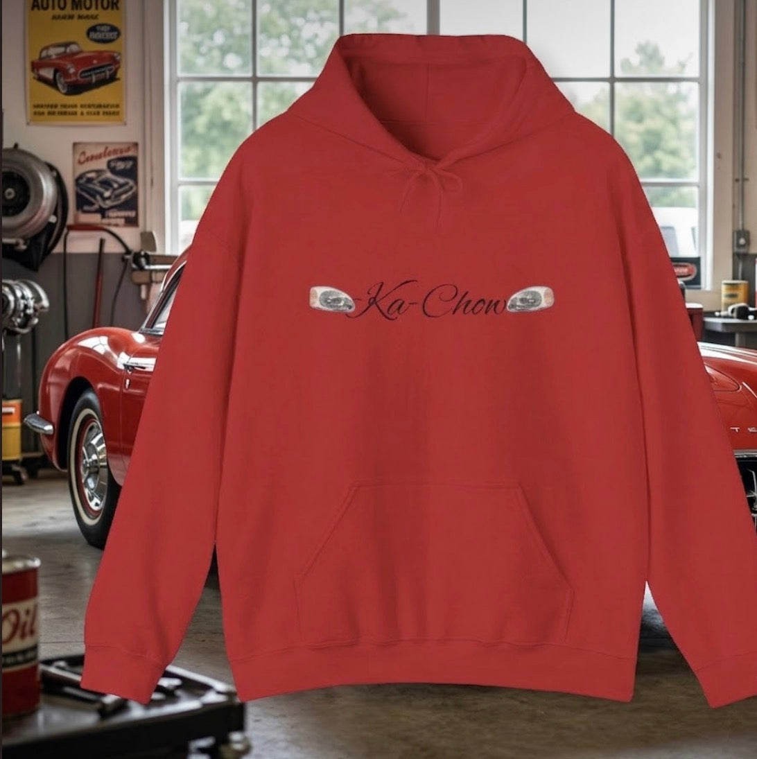 Ka-Chow Lightning 95 Hoodie — Retro Racing Crewneck